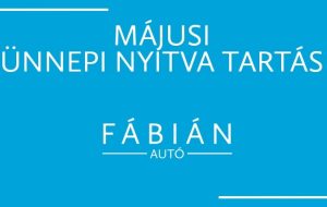 Ünnepi nyitva tartás